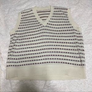 Trendy grandpa sweater vest